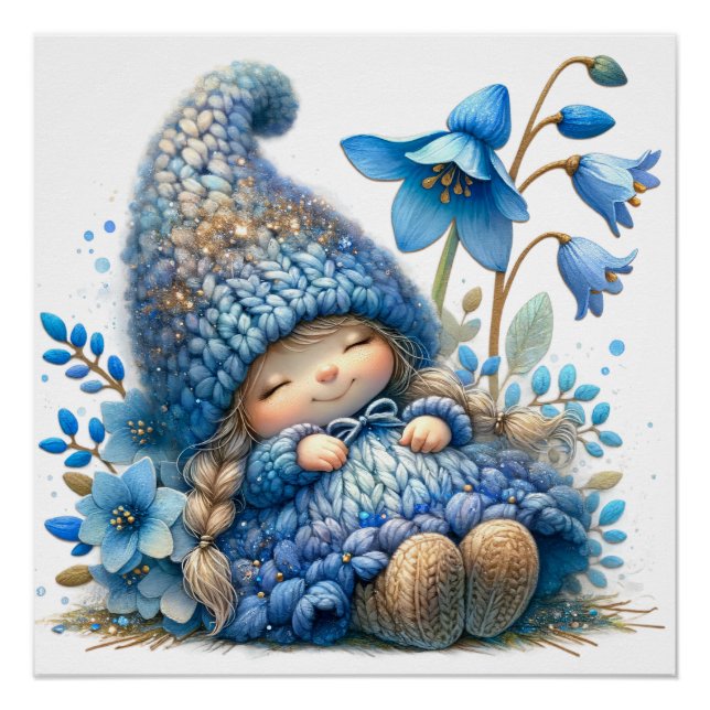 Cute Bluebell Fairy Poster (Front)