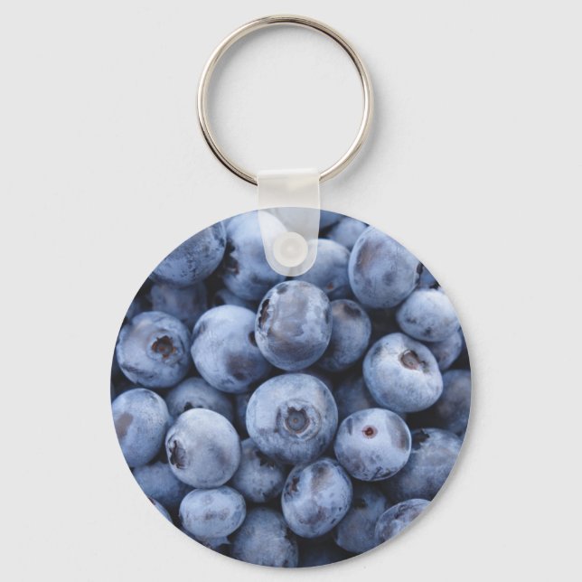 Cute Blueberries Keychain (Front)