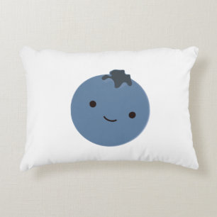 Cute Blueberry Accent Pillow
