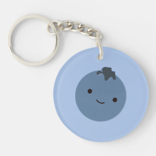 Cute Blueberry Keychain