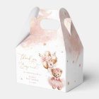 Cute Blush Bear Balloon Bearly Wait Baby Shower