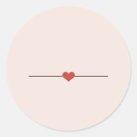 Cute blush pink blank heart