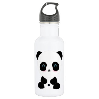 Cute Blushing Panda Bear 532 Ml Water Bottle
