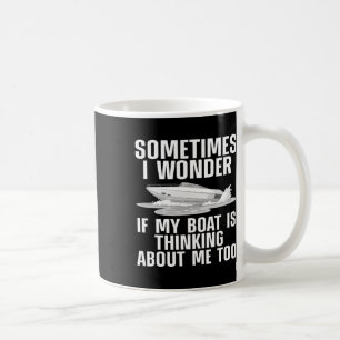 Cute Boating Art For Men Women Boat Captain Sailbo Coffee Mug