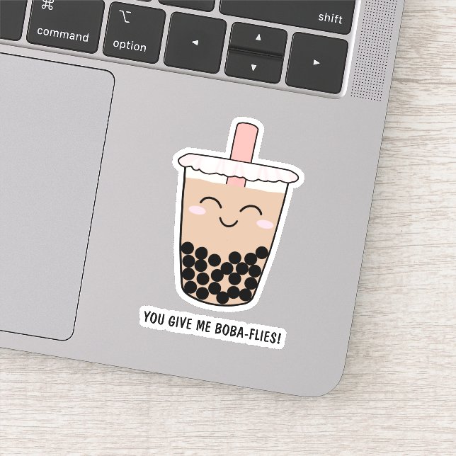 Cute Boba Milk Tea Pun (Detail)