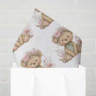 Cute Boho Animal Birthday Party Tissue Paper