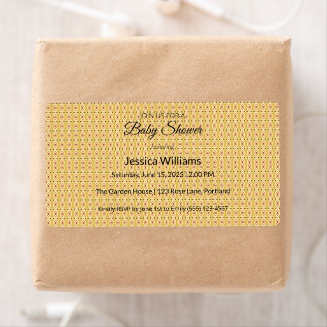 Cute Boho Baby Shower Gender Neutral, Customizable (Insitu)