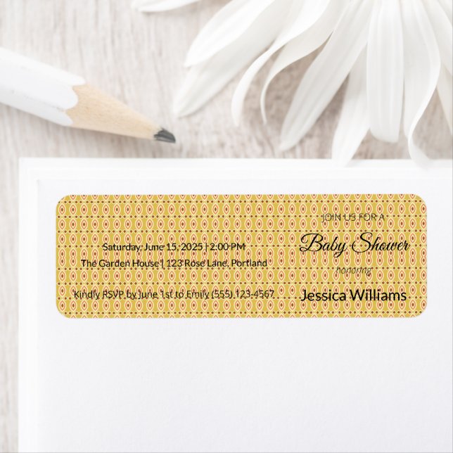 Cute Boho Baby Shower Gender Neutral, Customizable (Insitu)