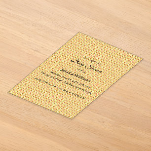 Cute Boho Baby Shower Gender Neutral, Customizable Acrylic Invitations