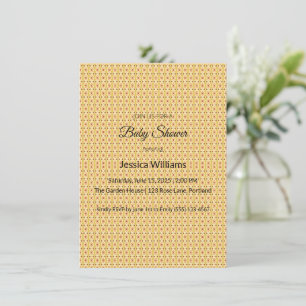 Cute Boho Baby Shower Gender Neutral, Customizable Invitation