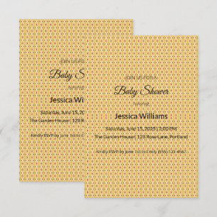 Cute Boho Baby Shower Gender Neutral, Customizable Thank You Card