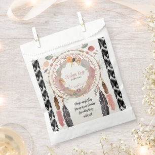 Cute Boho Dreamcatcher Baby Shower Party  Favour Bag