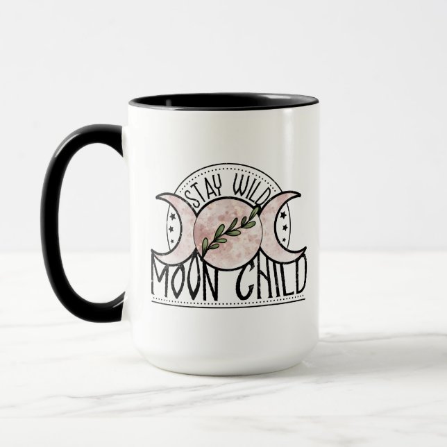 Cute Boho Goth Coffee Mug (Left)
