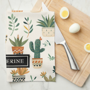 Cute Boho Pots Plante Plante Lover Serviettes de c