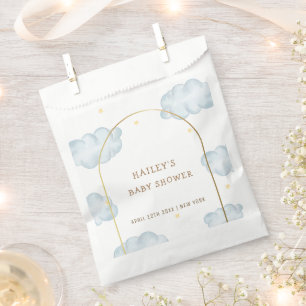 Cute Boho Star Cloud Arch Boy Baby Shower Favour Bag