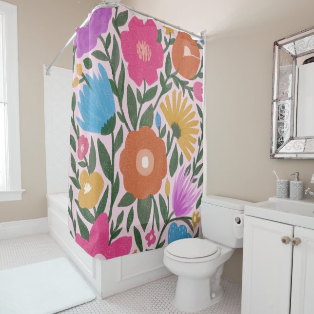 Cute Bold Colourful Flowers Girls  (In Situ)