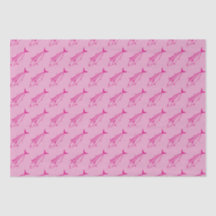 Cute Bonito Fish in Hot Pink on Pastel Pink