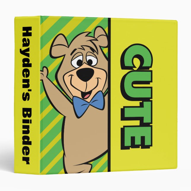 Cute Boo-Boo Bear Binder (Front/Spine)