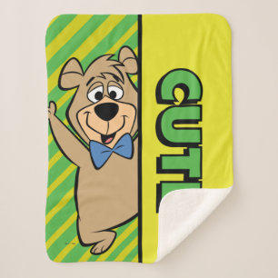 Cute Boo-Boo Bear Sherpa Blanket