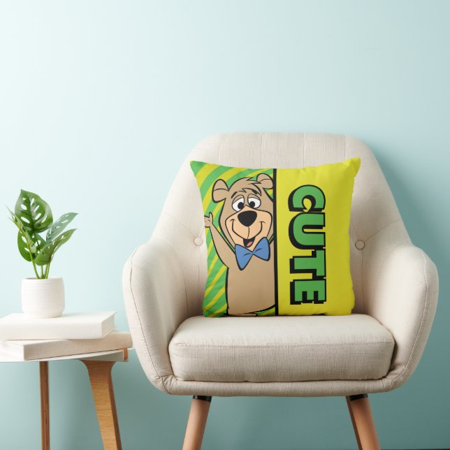 Cute Boo-Boo Bear Throw Pillow (Chair)