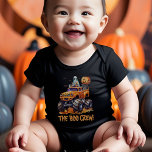 Cute Boo Crew Modern Family Matching Halloween Baby Bodysuit<br><div class="desc">Dress up your littlest ghoul in the “Boo Crew” babysuit, a Halloween hit for the infant who’s ready to roll with the gang! This modern baby suit is part of a family matching set, perfect for group photos that’ll haunt your social media with style. With a monster truck, a grinning...</div>