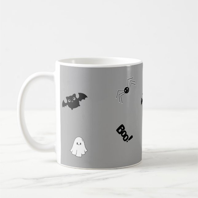 Cute boo ghost coffee mug (Left)