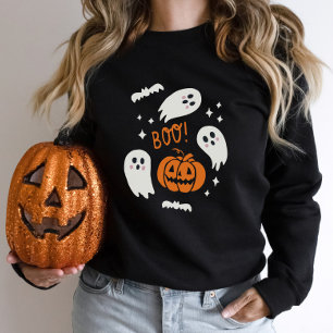 Cute Boo Halloween Sweatshirt