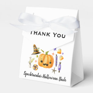 Cute Boo Pumpkin Spooktacular Halloween Bash Party Favor Box