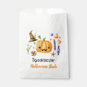 Cute Boo Pumpkin Spooktacular Halloween Bash Party Favour Bag