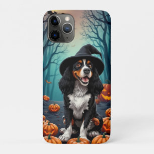 Cute Boo Pup Moment 👻🐾 Soft Halloween Vibes iPhone 11 Pro Case