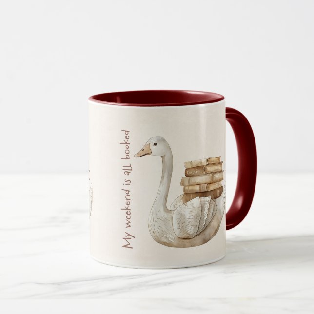 Cute Book Lover Quote Wrap Mug (Front Right)