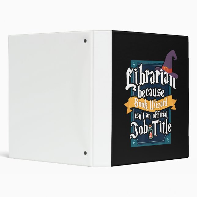 Cute Book Reading Lover Librarian Present Books Binder (Background)