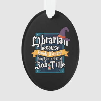 Cute Book Reading Lover Librarian Present Books Ornament