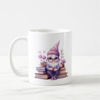 Cute Bookworm Gnomes  Coffee Mug