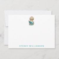 Cute Bookworm Sloth Reading Books Personalized