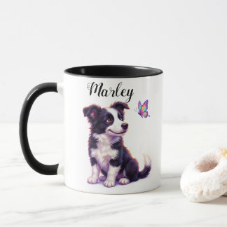 Cute Border Collie Bestfriend Quote Mug