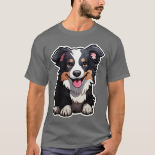 Cute Border Collie Dogs Funny Border Collie 6 T-Shirt