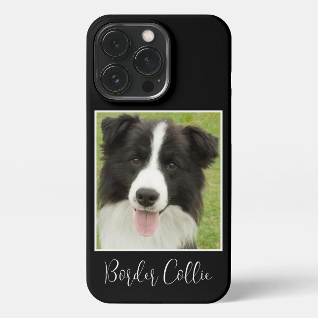 Cute Border Collie Photo  iPhone Case (Back)