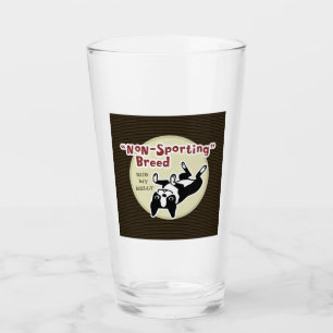 Cute Boston Terrier Cartoon Non Sporting Breed Glass