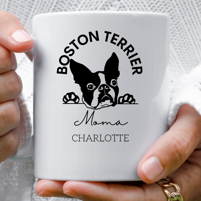 Cute Boston Terrier Mom Dog   Coffee Mug (Creator Uploaded)