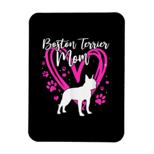Cute Boston Terrier Mom For Mothers Day Gift Magnet
