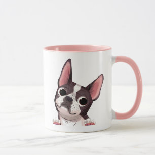 Cute Boston Terrier  Mug