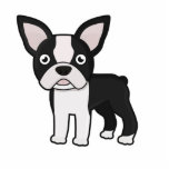 Cute Boston Terrier Photo Sculpture Ornament<br><div class="desc">Drawing of cute boston terrier,  must have for dog  lovers. you can change the colours with the customize  options,  and add name or message too. feel free to contact with me :-)</div>