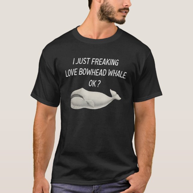 Cute Bowhead Love Bowhead I Just Freaking Love Bow T-Shirt (Front)