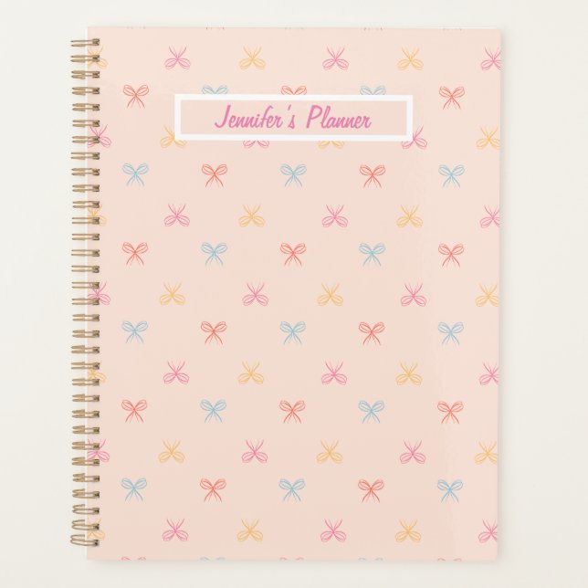 Cute bows planner (Front)