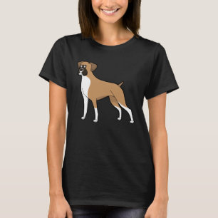 Cute Boxer Dog  Dog T-Shirt