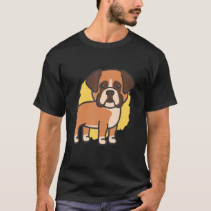 Cute Boxer Dog Owner Puppy Pet Dog Boxer Mom T-Shirt