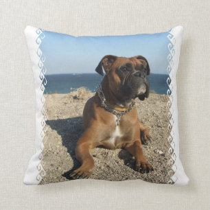 Cute Boxer Dog Pillow