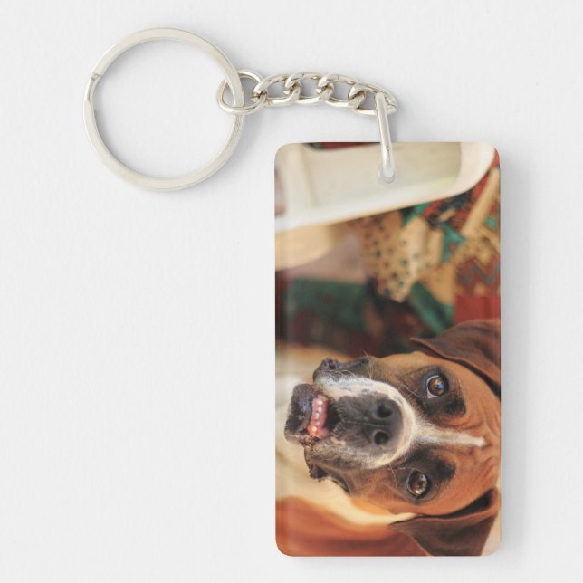 Cute Boxer Keychain (Front)