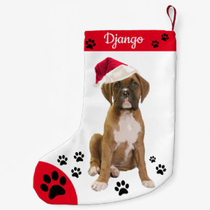 Cute Boxer Puppy Christmas Stockings - Boxer Dog